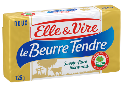 Le Beurre Tendre Plaquette doux - Le beurre - Elle & Vire