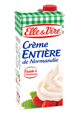 Crème entière de Normandie - La crème - Elle & Vire