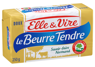 Le Beurre Tendre Barquette doux - Le beurre - Elle & Vire