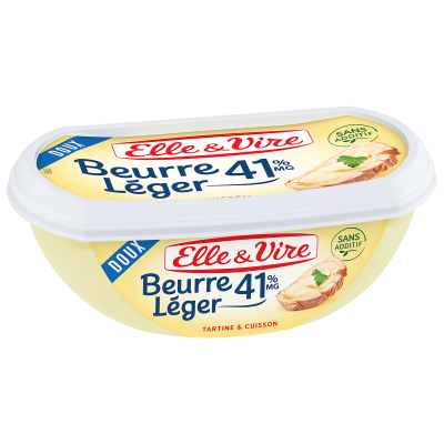 Beurre léger 41% doux - Le beurre - Elle & Vire